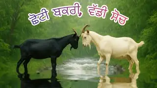 Eh Bakri Kivein Bach Gayi? 😲 | Samajdar Bakri Story | Punjabi Kids Kahani