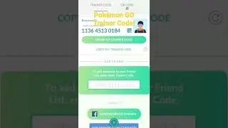 Here&rsquo;s my Pok&eacute;mon GO Trainer Code! #shorts #ytshorts #idk #fyp #pokemon #pokemongo