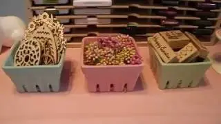 A Look at my Craft Space- Easter Decor