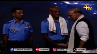 Rajnath Singh Felicitates Gaganyatris: Honoring India&rsquo;s Brave Space Heroes & Air Force Pride | 4tv