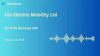 Ola Electric Mobility Ltd Q3 FY2025-26 Earnings Conference Call