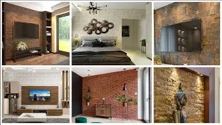Amazing Stone Wall Cladding Designs 2023| Living Room Stone Wall Decor Ideas|Stone Wall Cladding