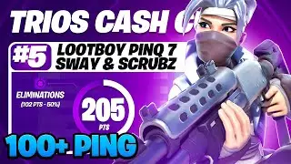 5th in the Trio Cashcup w/ Sway and Scrubz