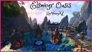 ESO Housing Tours: Elsweyr Oasis (Potentate's Retreat Decorated). Featuring Sereyne. 4K