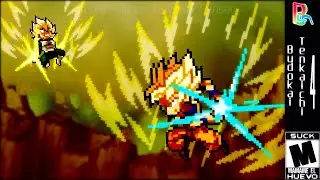 Goku vs Vegeta | Dragon Ball | Sprite Animation Battle of the strongest