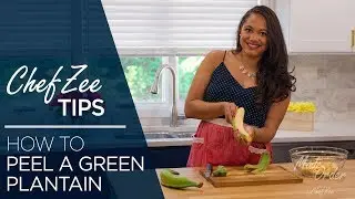 How to Peel a Green Plantain | Mangu Series Ep. 1 | Cooking Tips | Made to Order | Chef Zee Cooks
