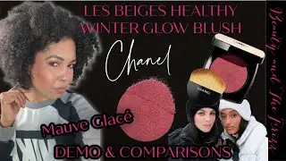 Chanel Healthy Winter Glow Blush, 2024. Mauve Glacé Demo & Comparisons! MOCKTAILS & MAKEUP!