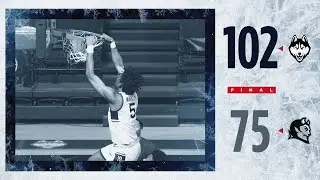 UConn Men's Basketball Highlights v. CCSU 11/25/2020
