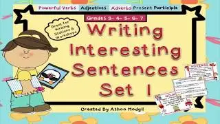 Writing  Descriptive  Sentences  Lesson  Plan