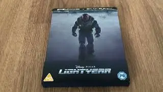 Unboxing Lightyear 4K ultra HD steel-book blu ray