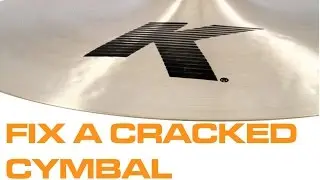 Broken Cymbals - cymbal repair  - fix a cracked cymbal