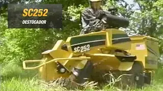 Vermeer SC252 destocador de troncos, tocos, ra&iacute;zes e cepos de &aacute;rvores