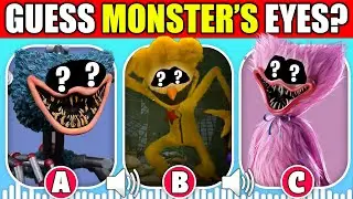 Guess the Eyes + EMOJI! | Poppy Playtime Chapter 4 + REJECTED Smiling Critters | Mr. Delight, Dogday