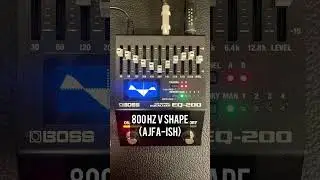 Metallica - Creeping Death with 5 different EQ settings with Boss EQ200
