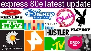 Express 80e Latest Channel List 2025|latest update Russian channel express 80e|express 80e dish sett