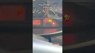 Replace ABS Sensor BMW E46 #shorts #shortvideo #youtubeshorts #youtube #viralshorts #diy #viral #top