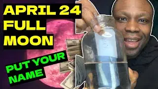 PUT YOUR NAME IN SALTWATER APRIL 24 FULLMOON AND ATTRACT LUCK AND MONEY 🍀💵