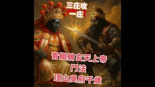 三庄攻ㄧ庄，青鯤鯓玄天上帝鬥法頂山吳府千歲，玄天上帝收伏鎮海眾18將軍#青鯤鯓朝天宮#頂山代天府#鎮海將軍#龍君代巡#玄天上帝#鬥法