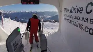2019 01 24 P taping BMW ski movie track at Kronplatz