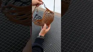 Я сшила кожаную сумку без швов! 👜 (в стиле Bottega)