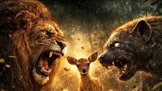 Tiger vs Hyena 🐅⚔️ | Heroic Rescue of a Fawn | Wildlife Battle 4K