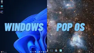 🟠Windows e POP OS COSMIC!!! ✅ UX UI NO LINUX EST&Aacute; EVOLUINDO.