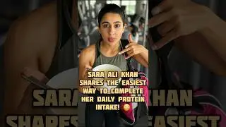 Sara Ali khan completes her daily protein intake by having this delight! ❤️