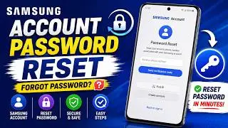 Samsung Account Password Reset | Fix Samsung Account Login Problem | Password Reset Not Working