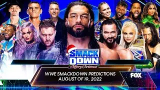 WWE Smackdown August 19, 2022 Predictions - Elite Predictor