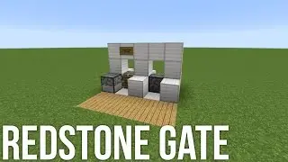 Tollgate in Minecraft - Redstone Door Tutorial