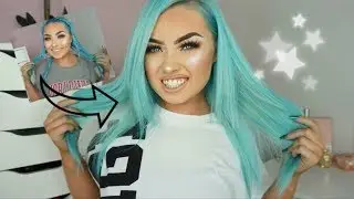 I Coloured My Hair BUBBLEGUM BLUE!!! 😱