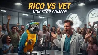 🦜Rico vs. The Vet🧑&zwj;⚕️: Epic Pet Clinic Showdown! 🔥