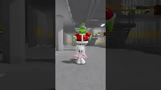 GRINCH PRISON RUN! (Obby) ALL JUMPSCARES & WALKTHROUGH #roblox #shorts