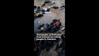 Death and desperation in Pakistan&rsquo;s food queues | AJ #shorts