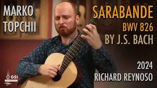 Marko Topchii performs J.S. Bach's 