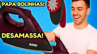 FERRO A VAPOR ULTRAGLISS ARNO + PAPA BOLINHAS: Achadinho Amazon IMPERDÍVEL! 🚀✨