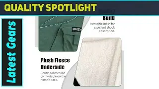 `Harrison Howard Ergonomically Designed Correct Bareback Pad: Ultimate Comfort & Control