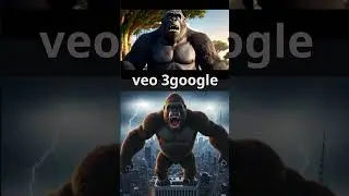 veo 3google - King Kong vs Ancient Monster &ndash; Epic 3D Battle Trailer Part 6
