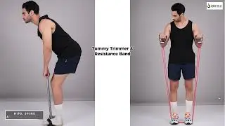 Tummy Trimmer & Resistance Band Set | Full Body Toning & Core Strengthening