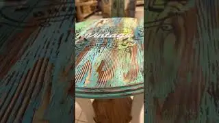 Yıpranmış masif g&ouml;r&uuml;n&uuml;m #diy #art #craft #handmade