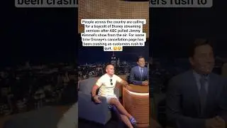 Disney is losing SUBSCRIBERS over Jimmy Kimmel 😲😲  #disneyplus #entertainment
