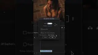 SMOOTH SLOW MOTION in Premiere Pro! #shorts #videoediting #tutorial