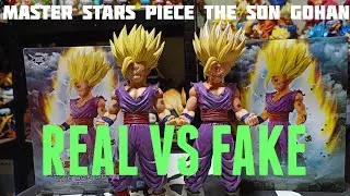 Real vs Fake Master Stars Piece The Son Gohan Figure Review