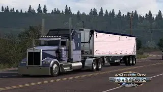 Winter Weather Driving in American Truck Simulator!