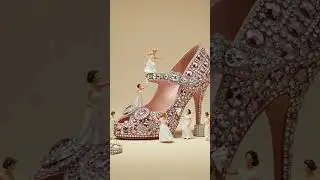 Крошечные модницы и их блестящие туфли Dior! ✨👠#ai #viralvideo #video #animation #make
