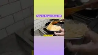 Dry Seviyan without Milk  #food #cooking #recipe #seviyanrecipe #withoutmilk