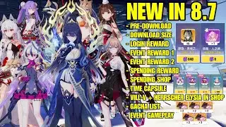 Honkai Impact 3 v8.7 - WHAT NEW IN 8.7