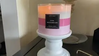 Pink Watermelon Candle Review Bath & Body Works