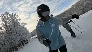 @ Aomori Spring Jordi & kids Mainline course & GG-1 trees