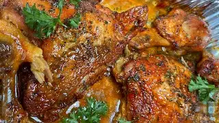 🍗 THE BEST BAKED/ ROASTED CHICKEN EVER! | Cooking w/ Ashley